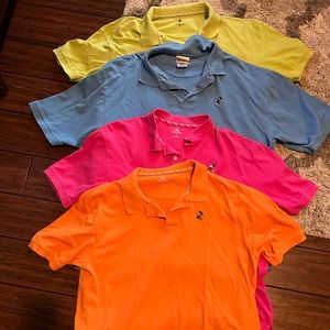 Set of four vintage Mickey cotton polos